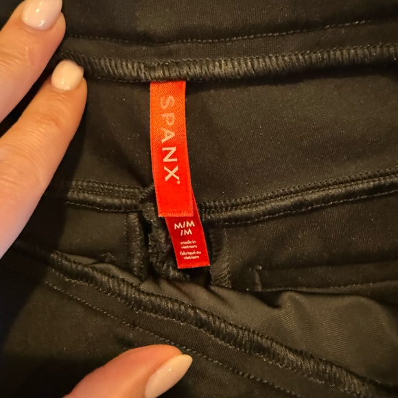 Black Women's Flair Pants - Picture 2 of 3